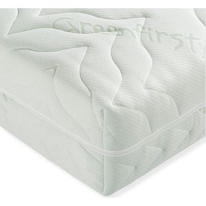 Matras 100x200 - koudschuim matras H5 - hoogte ca. 18cm - 7-zone omkeerbaar matras 120x200cm met hoogwaardige Greenfirst® tijk - gemiddeld