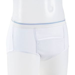 Wasbare Incontinentie Onderbroek wit Man - Maat XL - Heren ondergoed