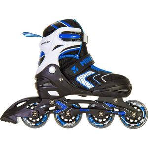 Move Arrow Inlineskates - Maat 30-33 - Jongens - zwart/blauw/wit