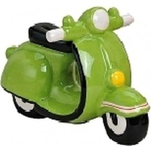 Spaarpot scooter groen 20 cm