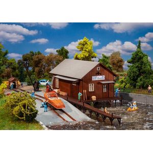 Faller - Boathouse - FA130588 - modelbouwsets, hobbybouwspeelgoed voor kinderen, modelverf en accessoires