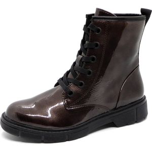 Marco Tozzi Dames Veterboot - 252892-378 Bruin - Maat 39