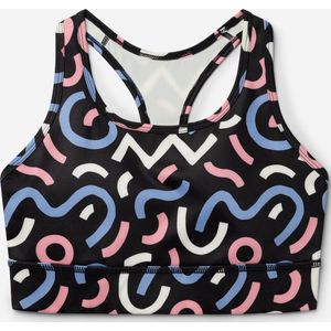 A-dam Arya - Sport top - Gemaakt Van Gerecycled Plastic - Sport Bh - Dames - Zwart - XS