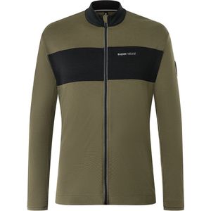 Super Natural - Men - Gravier Jersey - Olive Jet Black - Maat XL