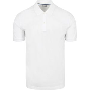 OLYMP - Poloshirt Piqué Wit - Modern-fit - Heren Poloshirt Maat M