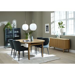Eetkamerstoel Velvet Groen - Zithoogte 49cm - Stoel Ottowa - Giga Living - Set van 2