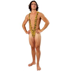 Tarzan mankini tijgerprint