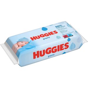 Huggies - Pure - Billendoekjes - 56 babydoekjes - 1 x 56