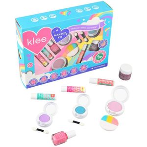 Klee Naturals | Ray of Bliss | Luxe Kinder Speel Make Up Set | 100% Natuurlijk | Roze - Blauw - Paars