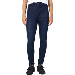 Noisy may Jeans Nmcallie Hw Skinny Jeans Vi241db N 27021546 Dark Blue Denim Dames Maat - W25 X L32