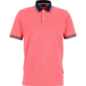 OLYMP Polo Casual - modern fit polo - roze - Maat: S