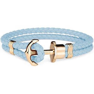 Paul Hewitt Anchor Bracelet PH-PH-L-G-Ni-L - Armband - Nylon - Blauw - 19 cm