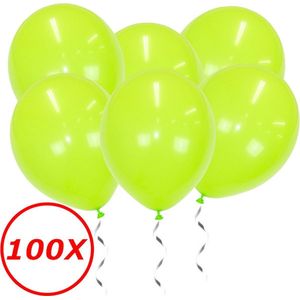 Lime Groene Ballonnen Verjaardag Versiering Groene Helium Ballonnen Feest Versiering Jungle Versiering - 100 Stuks
