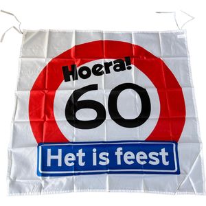 3BMT 60 jaar Verjaardag Versiering - Vlag