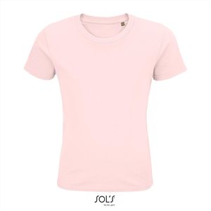 SOL'S - Pioneer Kinder T-Shirt - Lichtroze - 100% Biologisch Katoen - 146-152