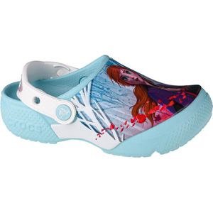 Crocs Fun Lab OL Disney Frozen 2 Clog 206167-4O9, Kinderen, Blauw, slippers, maat: 20/21 EU