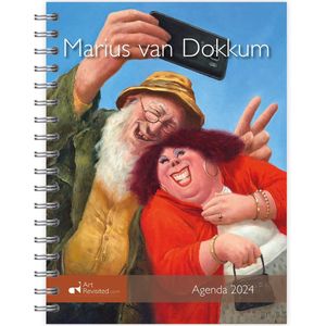 Marius van Dokkum bureau-agenda 2024 - 17,6x23,8 cm