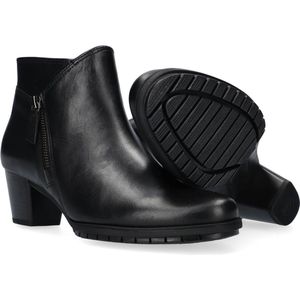 Gabor 603.1 Enkellaarsjes - Enkelboots met rits - Dames - Zwart - Maat 40,5