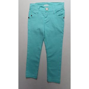 Broek 3/4 - Capri - Meisjes - Bauw / wit - Hartjes allo ver - 2 jaar 92