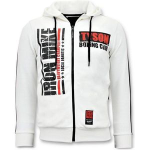 Exclusieve Trainingsvest Heren - Iron Mike Tyson Boxing - Wit