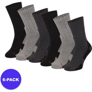 Apollo (Sports) - Thermo Wandelsokken - Grijs - Maat 46/48 - 6-Pack - Voordeelpakket