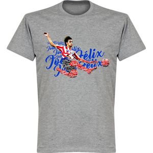 Joao Felix Script T-Shirt - Grijs - XXXXL