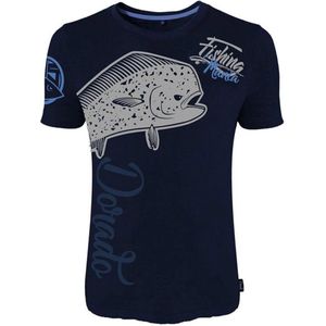 Hotspot Design T-Shirt | Fishing Mania Dorado | Blue | Maat XXL
