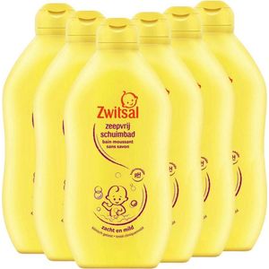 6x Zwitsal Zeepvrij Schuimbad 400 ml