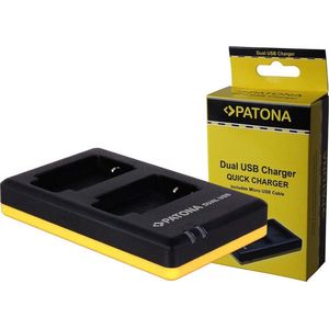 PATONA Dual Quick-Charger f. Sony NP-BX1, NPBX1