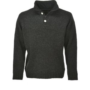 Wollen herentrui | merk Pure Wool | model Brian | kleur Antraciet | maten S-XXL