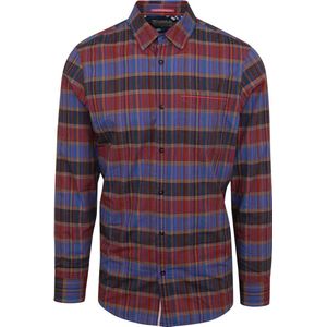 Scotch and Soda - Overhemd Geruit Multicolour - Heren - Maat L - Regular-fit