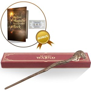 Toverstaf - Geschikt voor Nagini kostuum - Magic Wand - Met Treinkaartje - Inclusief Toverspreuken E-book