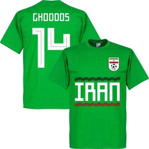 Iran Ghoddos 15 Team T-Shirt - Groen - L