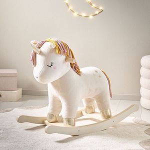 Petite Amélie ® Hobbelpaard - Schommelstoel baby - Hobbeldier - Speelgoed - Vanaf 1 Jaar - Veilig en Magisch - Unicorn