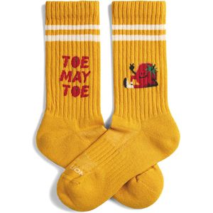 Jimmy Lion kids sokken athletic toe-may-toe geel - 26-30