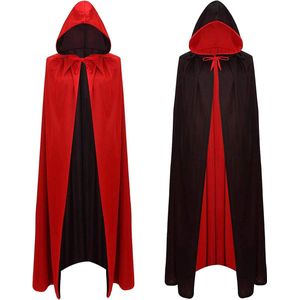 Equivera - Halloween Kostuum - Opblaaskostuum - Vampier - Feestkleding - Carnaval - Rood Kapje