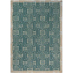 Ted Baker - Kinmo Green 56807 Vloerkleed - 140x200  - Rechthoek - Laagpolig Tapijt - Modern - Meerkleurig