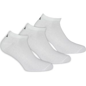 Fila - Invisible Socks 3-Pack - Enkelsokken - 43-46 - Wit