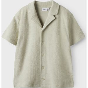 Name it zomer t-shirt jongens - taupe - Nkmhivaj