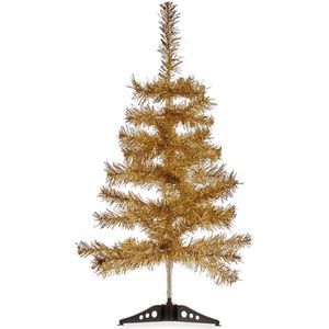 Krist+ kunstboom/kunst kerstboom - klein - brons - 60 cm - kunstbomen