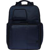 PIQUADRO Vrije tijd rugzak Rugzak met laptopvak Wollem Travel Backpack 17"" Expandable 42L Night Blue Donkerblauw