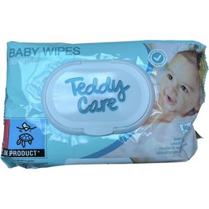 Teddy care baby wipes - sensitive - 90 stuks