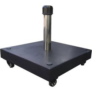 Syros 350cm ecru met verrijdbare 50kg voet