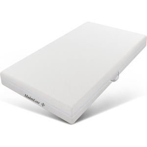 Sweiko Koudschuim matras 7 zones Comfort schuimmatras, 20 cm hoog, H3 H2 matras 90x200 cm Ergonomische koudschuim matras met handvatten in hoes wasbare klimaatvezel gewatteerd Met allround rits