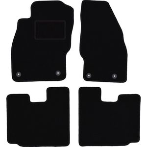 Zwarte veloursmatten voor: Opel Adam hatchback (2012-)