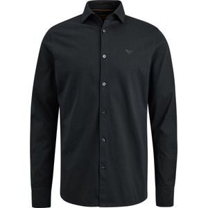 PME Legend - Jersey Overhemd Zwart - Heren - Maat M - Regular-fit