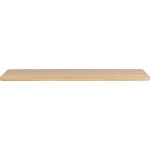 WOOOD Tablo Tafelblad Curved - Eiken - Naturel - 5x199x88