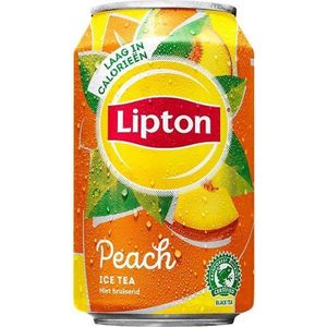 Lipton Ice Tea Peach Blikjes Tray - 24 x 33cl