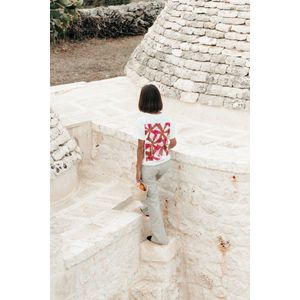 Colourful Rebel - Flower Square Boxy Tee - Dames - T-shirts