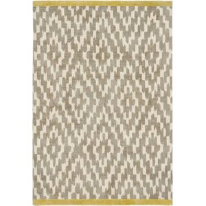 Scion - Uteki Slate 23604 Vloerkleed - 160x230  - Rechthoek - Laagpolig Tapijt - Landelijk - Beige, Taupe